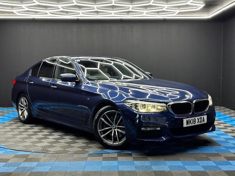 Blue Used 2018 BMW 520 M Sport Sedan | £13,990 (A bit pricey) - Image 1/4