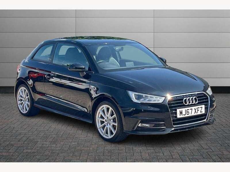 Black Used 2017 Audi A1 S-Line Hatchback | £9,390 (Fair price) - Image 1/4