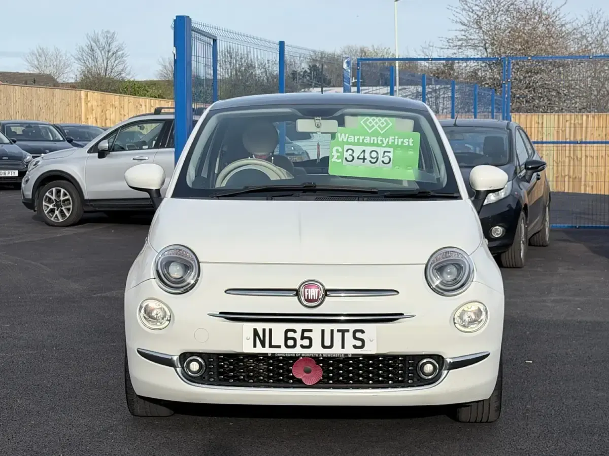 Käytetty Fiat 500 Lounge 69 HP (50 kW) 2015 Valkoinen Viistoperä