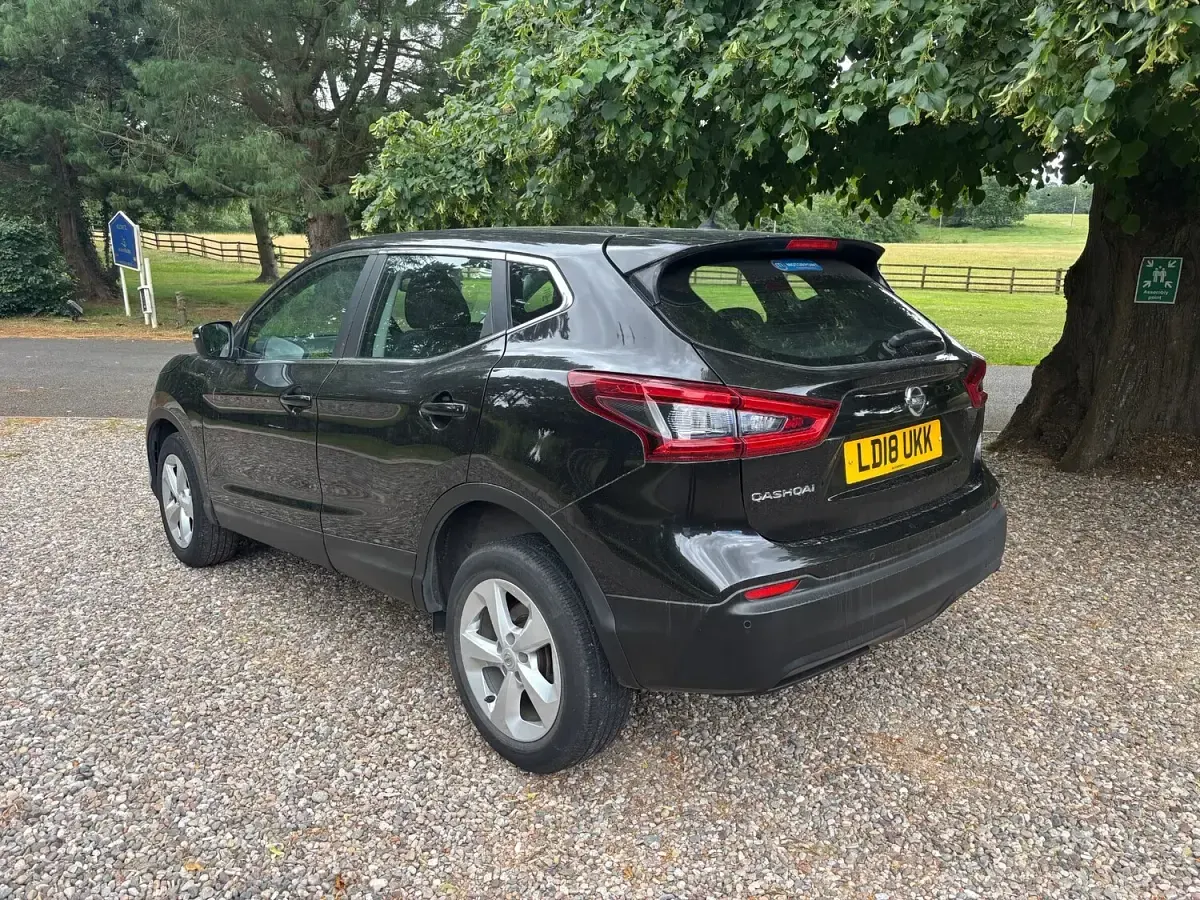 Used Nissan Qashqai Acenta 115 HP (84 kW) 2018 Black SUV