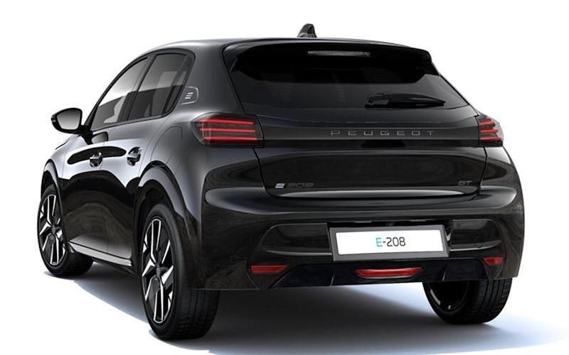 Neu Peugeot e-208 GT 114 kW (156 PS) 2025 Schwarz Kleinwagen