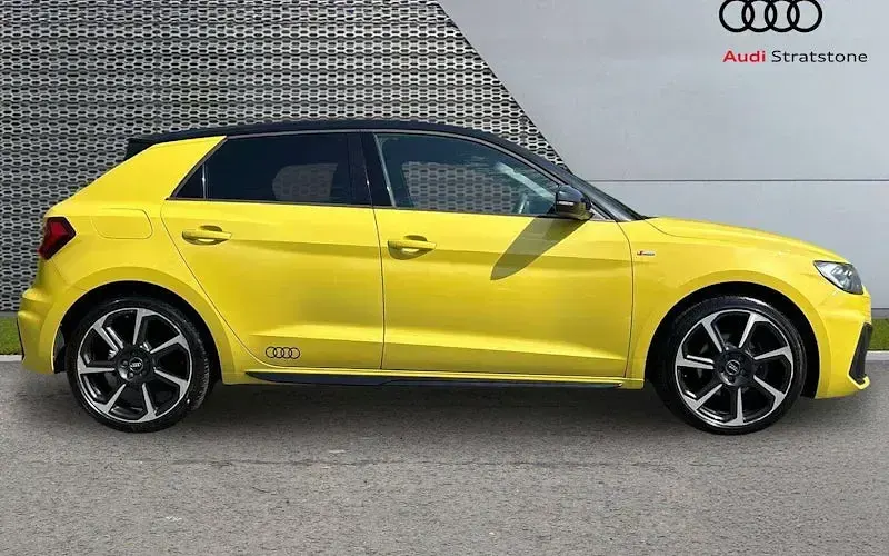 Used Audi A1 Sportback S-Line 150 HP (110 kW) 2019 Yellow Hatchback