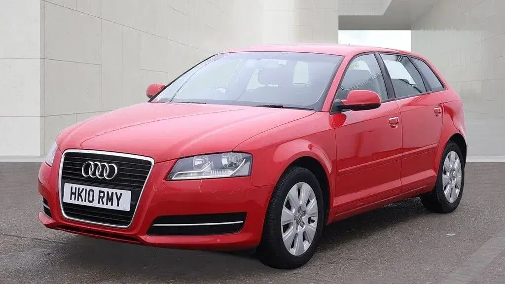 Used Audi A3 Sportback 2010 Red Hatchback