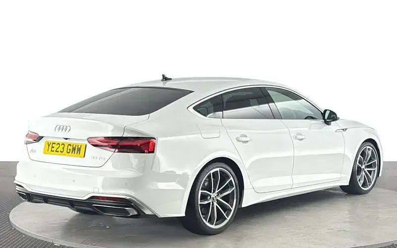 Used Audi A5 Sportback S-Line 163 HP (119 kW) 2023 White Hatchback
