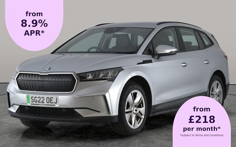 Silver Used 2022 Skoda Enyaq iV ecoSuite SUV | £15,982 (Good price) - Image 1/2