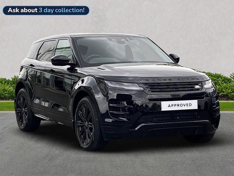 Black Used 2025 Land Rover Range Rover evoque SUV | £41,568 - Image 1/4