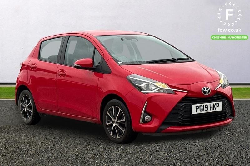 Red Used 2019 Toyota Yaris Hatchback | £10,699 (Fair price) - Image 1/4