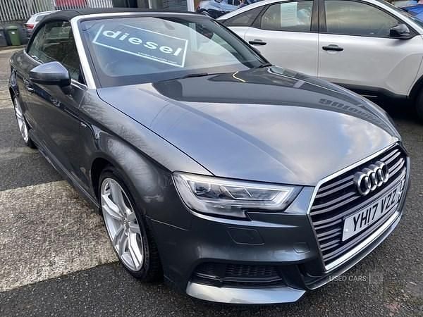 Used Audi A3 Cabriolet S-Line 150 HP (110 kW) 2017 Grey Cabriolet