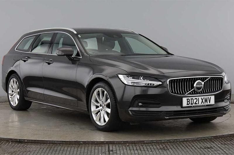 Platinum grey Used 2021 Volvo V90 Momentum Estate | £23,995 (Good price) - Image 1/4