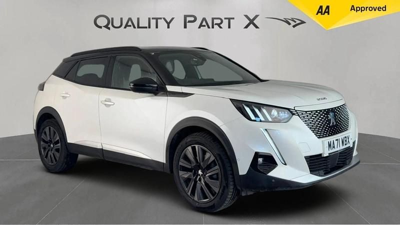 White Used 2021 Peugeot e-2008 Premium SUV | £12,000 (Fair price) - Image 1/4
