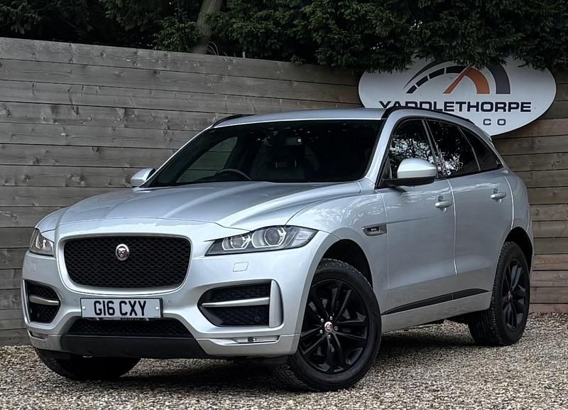 Silver Used 2018 Jaguar F-Pace R-Sport SUV | £15,995 (Fair price) - Image 1/4