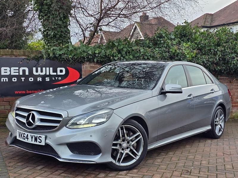 Used Mercedes E350 AMG Line Premium 2014 Silver Sedan