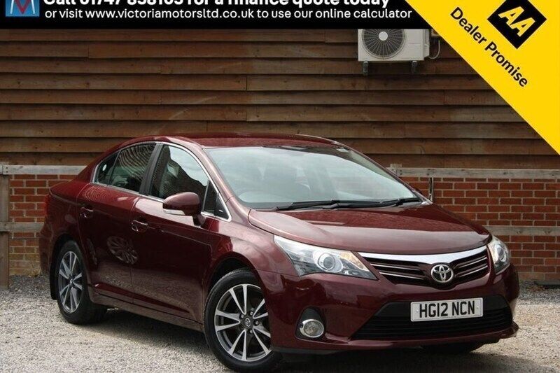 Red Used 2012 Toyota Avensis Sedan | £6,995 (Fair price) - Image 1/1