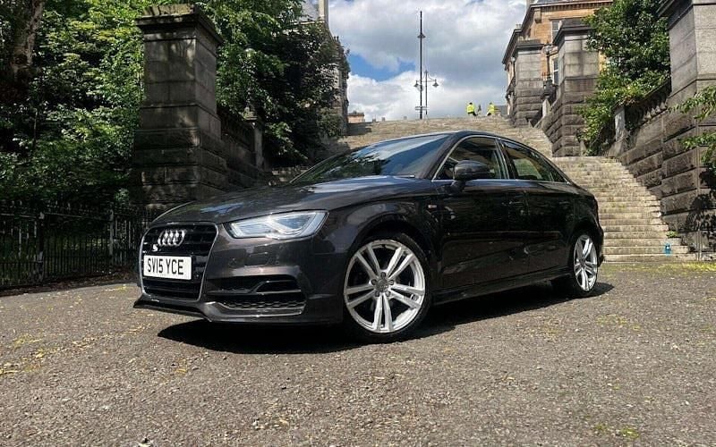 Used Audi A3 S-Line 150 HP (110 kW) 2015 Brown Sedan