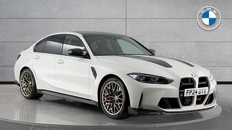 White Used 2024 BMW M3 Comfort Edition | £93,250 (A bit pricey) - Image 1/4