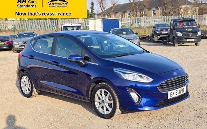 Blue Used 2018 Ford Fiesta Zetec Hatchback | £10,880 (Good price) - Image 1/4