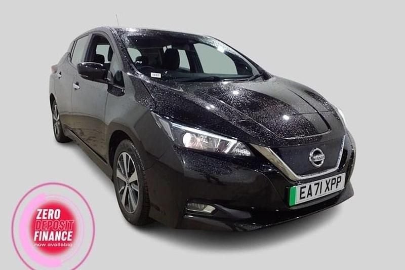 Black Used 2021 Nissan Leaf Acenta Hatchback | £8,750 (Good price) - Image 1/1