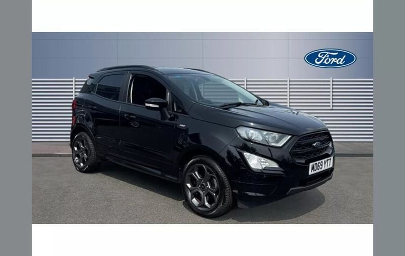 Black Used 2020 Ford Ecosport ST-Line SUV | £10,169 (Fair price) - Image 1/4
