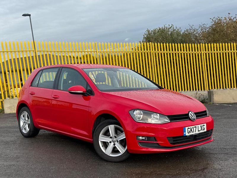 Red Used 2017 VW Golf VII Edition Hatchback | £7,994 (Fair price) - Image 1/4