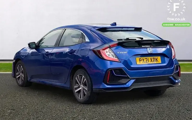Used Honda Civic SE 126 HP (92 kW) 2021 Blue Hatchback