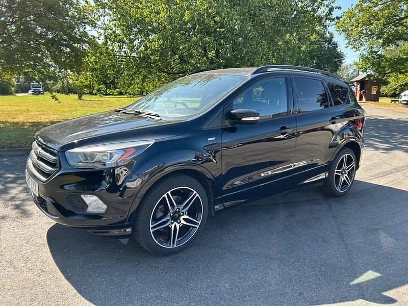 Black Used 2017 Ford Kuga ST-Line SUV | £9,650 (Fair price) - Image 1/4