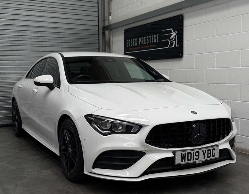 White Used 2019 Mercedes CLA200 AMG line Coupe | £17,989 (Fair price) - Image 1/4