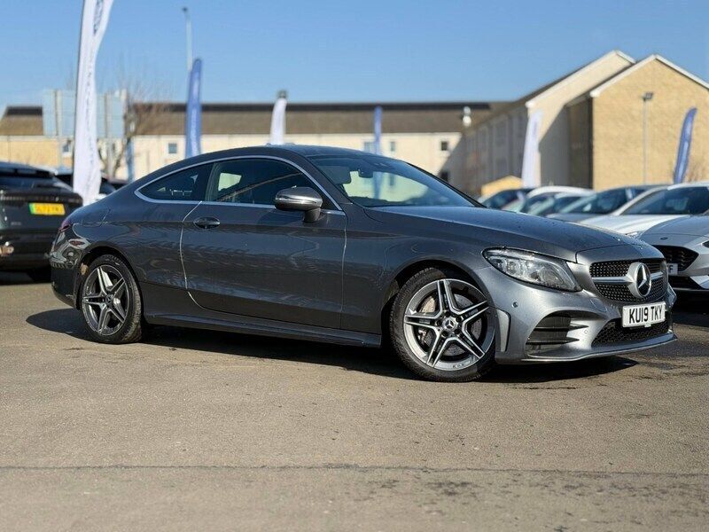 Grey Used 2019 Mercedes C300 AMG Line Premium Coupe | £18,995 (Fair price) - Image 1/3