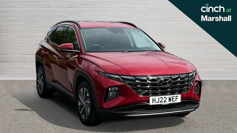 Red Used 2022 Hyundai Tucson Premium SUV | £17,572 (Good price) - Image 1/4