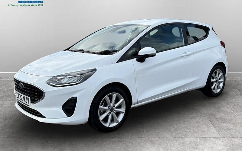 Used Ford Fiesta Trend 101 HP (74 kW) 2021 White Hatchback