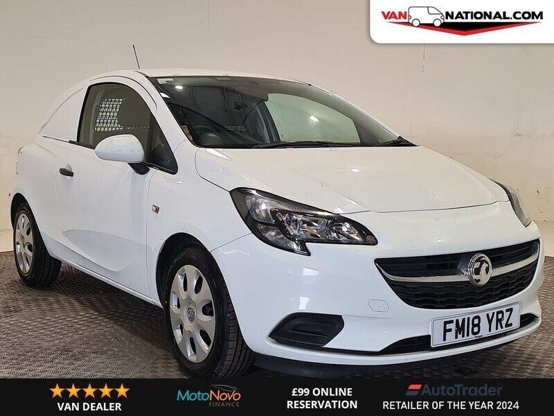 White Used 2018 Vauxhall Corsa Van | £7,990 (A bit pricey) - Image 1/3
