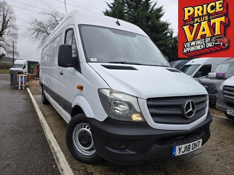 White Used 2018 Mercedes Sprinter Van | £9,990 (Good price) - Image 1/4