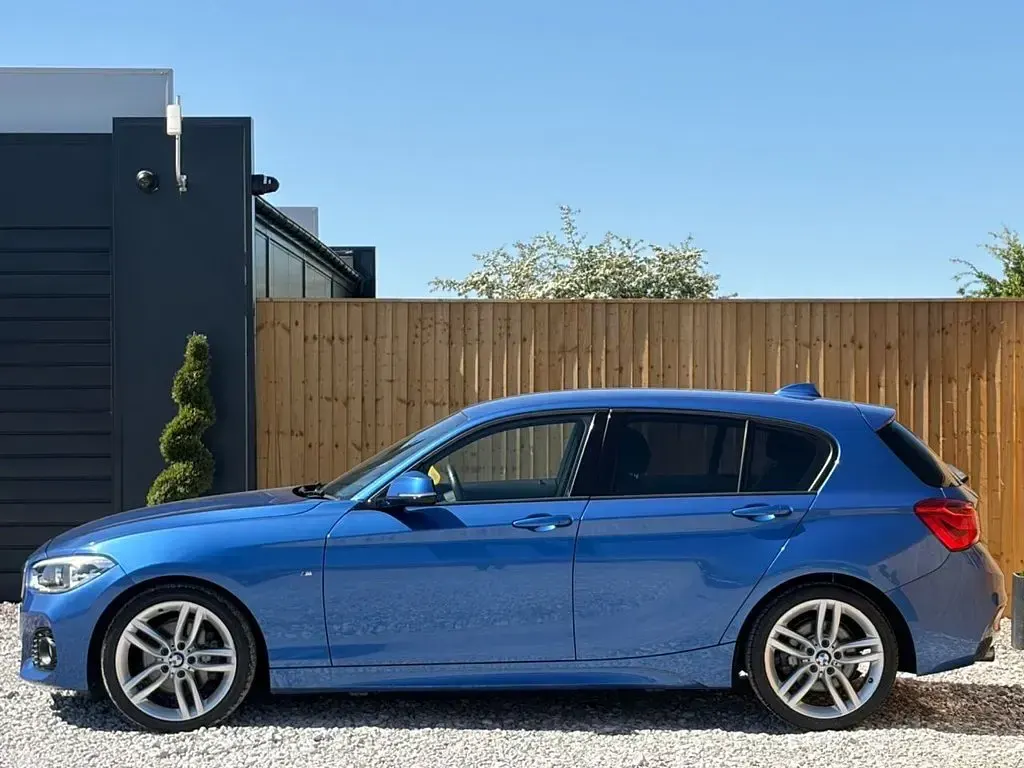 Used BMW 118 M Sport 136 HP (100 kW) 2015 Blue Hatchback