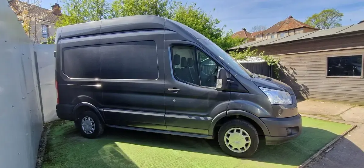 Used Ford Transit 130 HP (95 kW) 2018 Grey Van