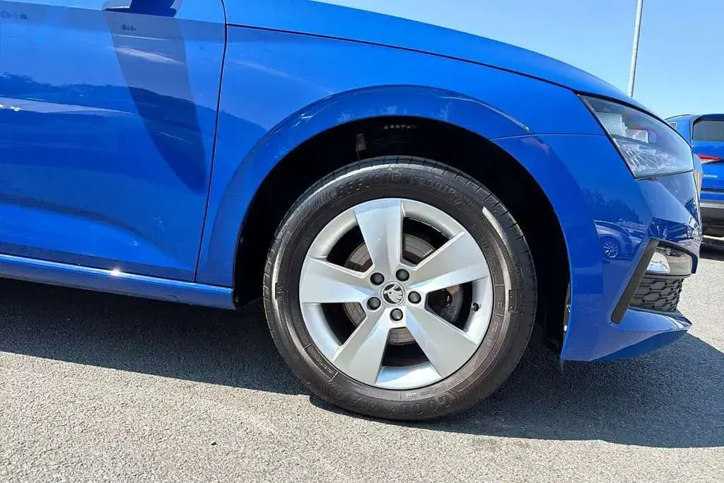 Used Skoda Scala SE 108 HP (79 kW) 2022 Blue Hatchback