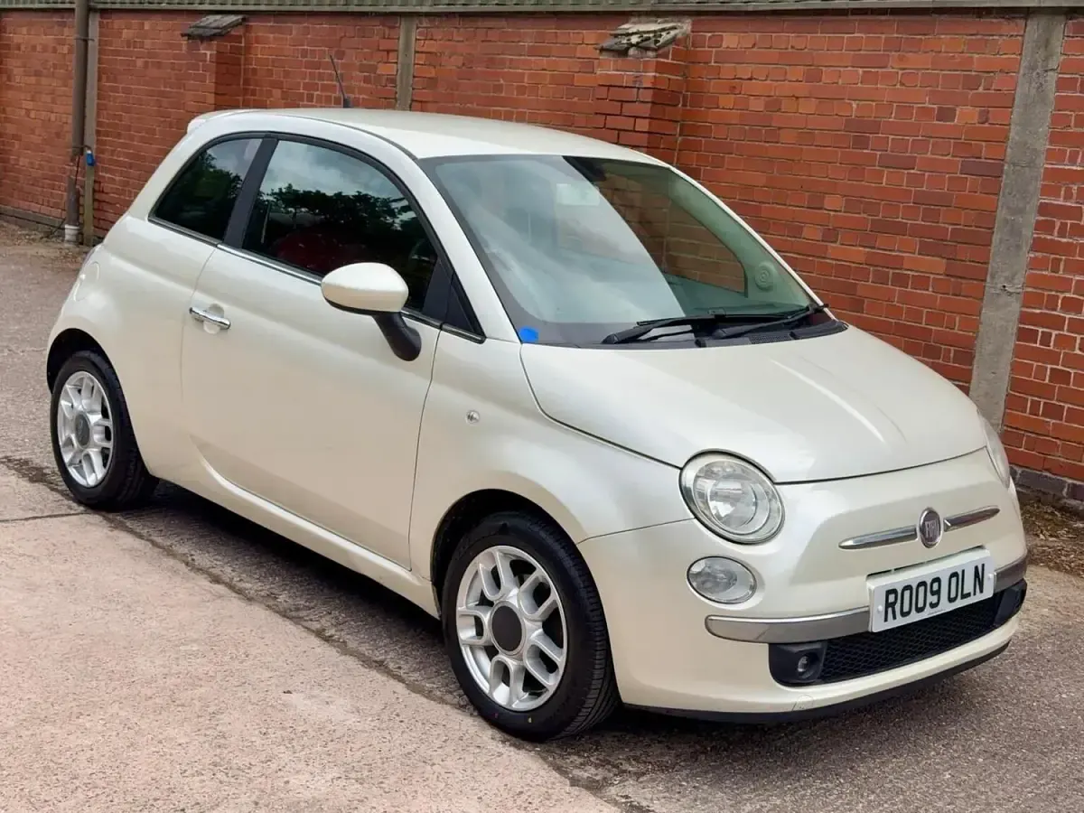 Used Fiat 500 Sport 100 HP (73 kW) 2009 White Cabriolet