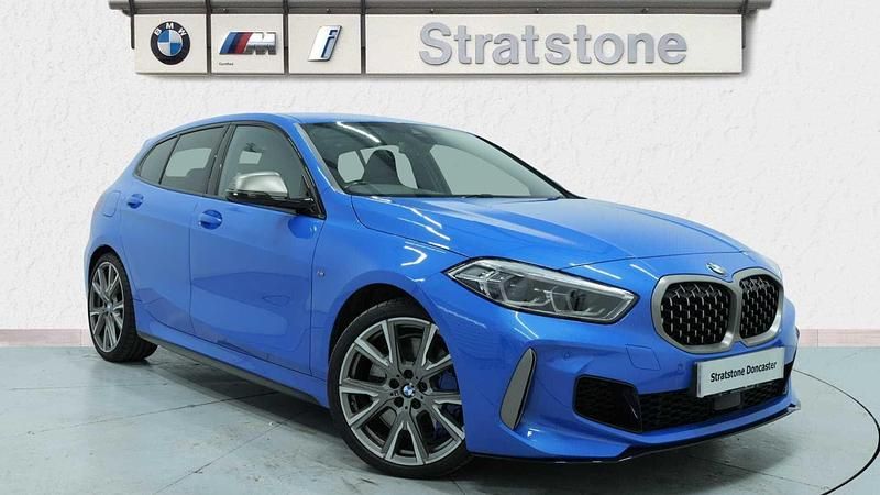 Blue Used 2023 BMW M135 Shadowline Hatchback | £28,961 (Fair price) - Image 1/3