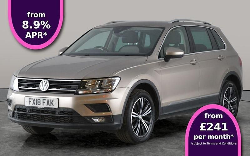 Beige Used 2018 VW Tiguan SE SUV | £13,758 (Super price) - Image 1/3