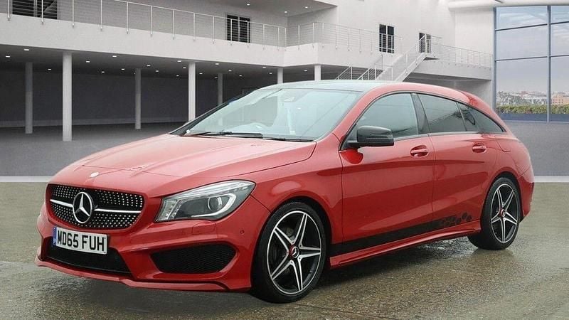 Used Mercedes CLA200 AMG 136 HP (100 kW) 2015 Red Estate