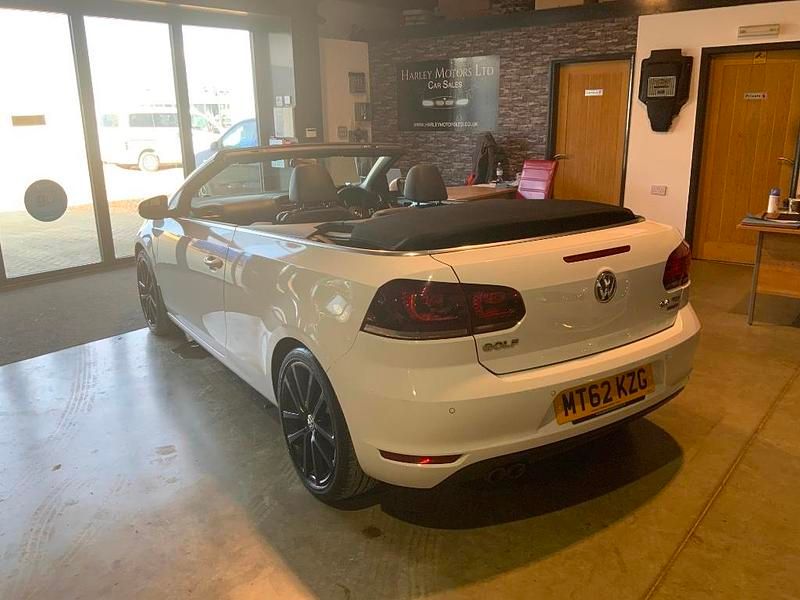 Used VW Golf Cabriolet GT 140 HP (102 kW) 2012 White Cabriolet