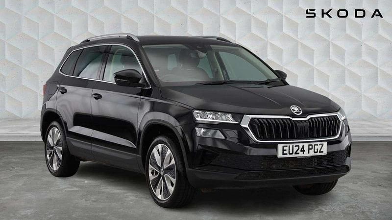 Black Used 2024 Skoda Karoq SE L SUV | £24,775 (Fair price) - Image 1/4