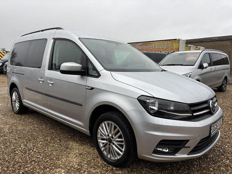 Silver Used 2016 VW Caddy Maxi Life Life MPV | £12,995 (Fair price) - Image 1/4