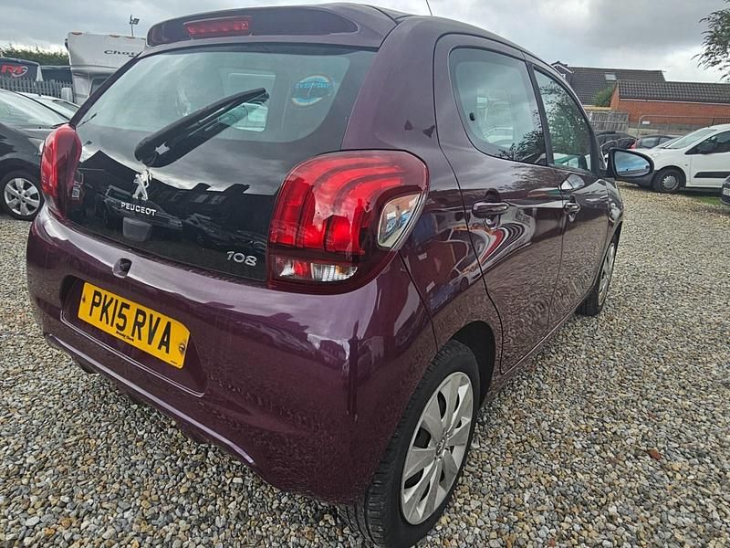 Used Peugeot 108 Active 68 HP (50 kW) 2015 Purple Hatchback
