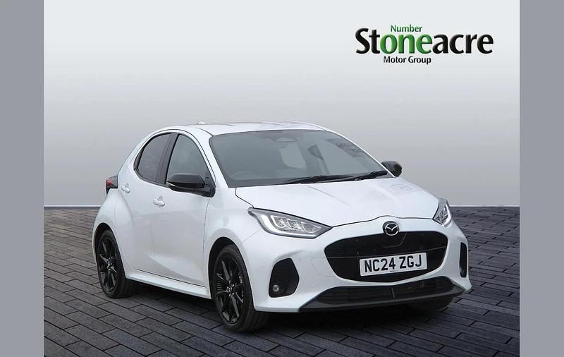 Used Mazda 2 Homura-Line 113 HP (83 kW) 2024 White Hatchback