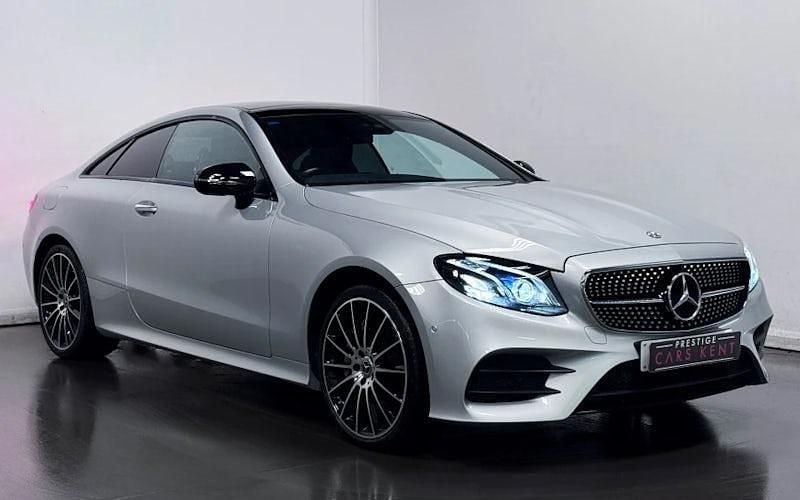 Silver Used 2020 Mercedes E400 AMG Line Premium Plus Coupe | £29,449 (Super price) - Image 1/4