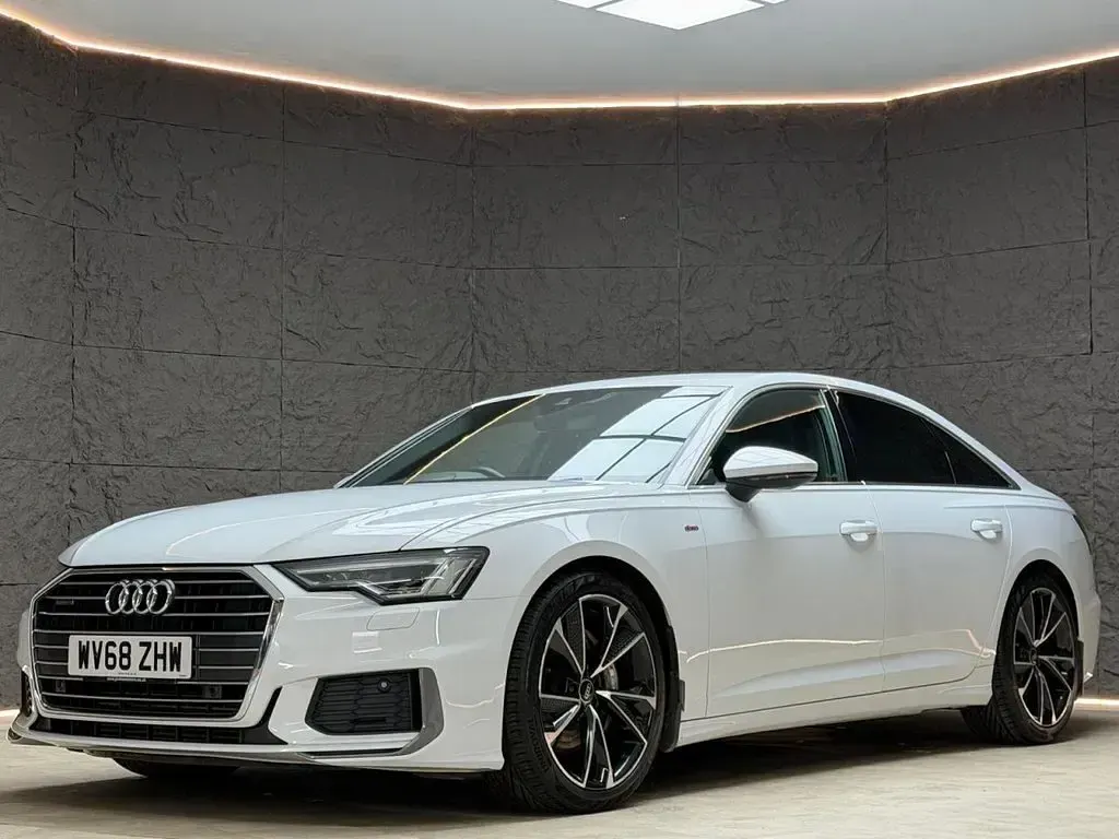 Used Audi A6 S-Line 2018 White Sedan
