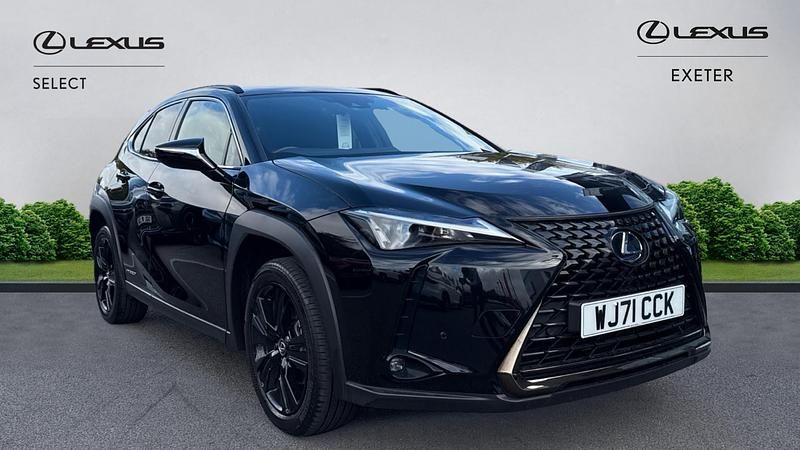 Velvet black Used 2021 Lexus UX Sport Line SUV | £20,890 (Good price) - Image 1/4