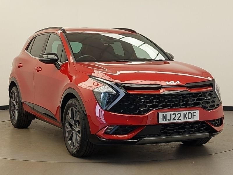 Red Used 2022 Kia Sportage GT-Line SUV | £24,498 (Fair price) - Image 1/4