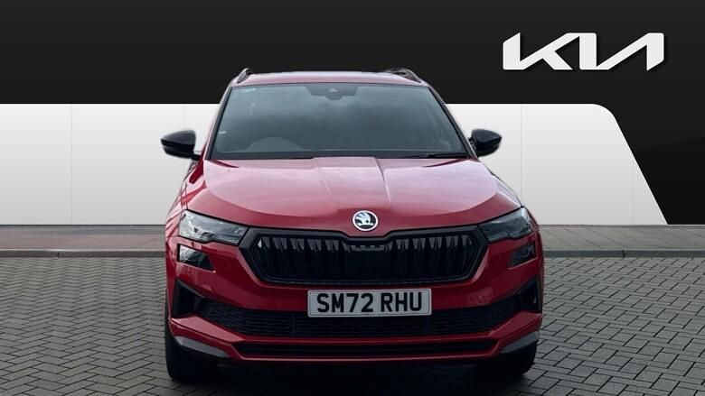 Used Skoda Karoq SportLine 150 HP (110 kW) 2023 Red SUV