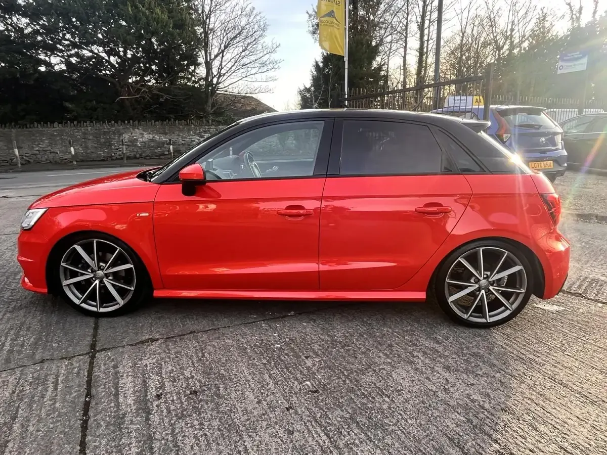 Used Audi A1 Sportback Black Edition 150 HP (110 kW) 2016 Red Hatchback