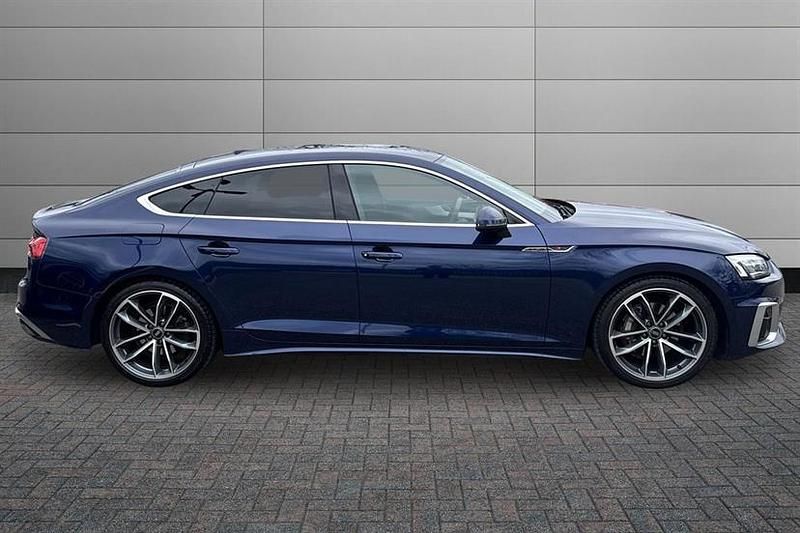 Used Audi A5 S-Line 204 HP (150 kW) 2024 Blue Hatchback